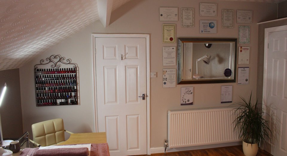 The nail corner at The Beauty House